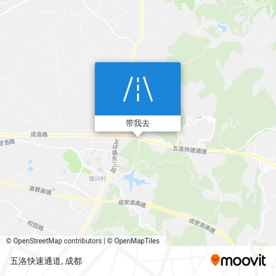 五洛快速通道地图