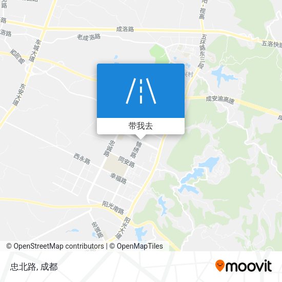 忠北路地图