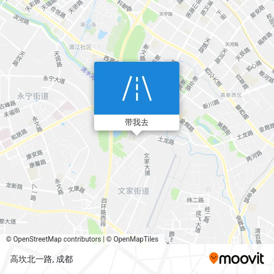 高坎北一路地图