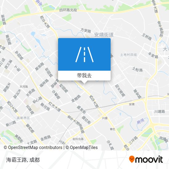 海霸王路地图