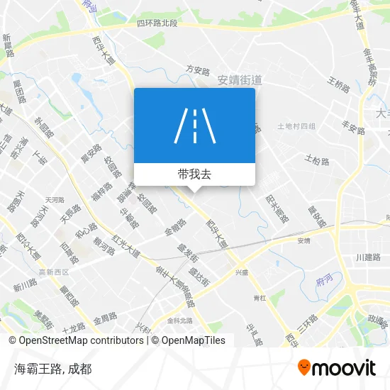 海霸王路地图