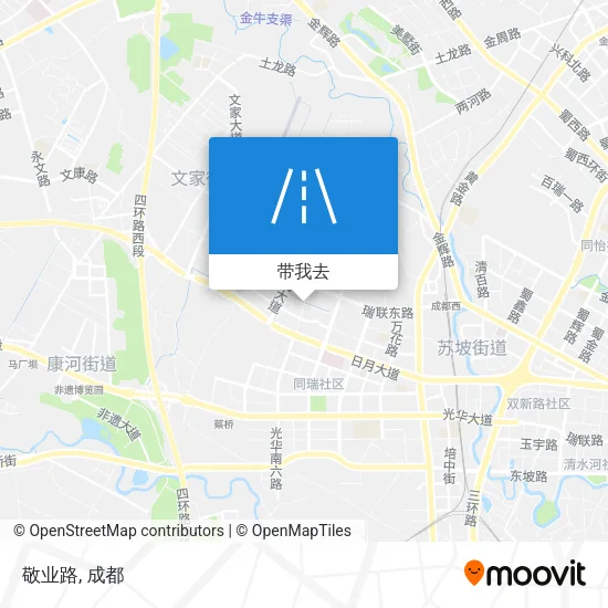 敬业路地图