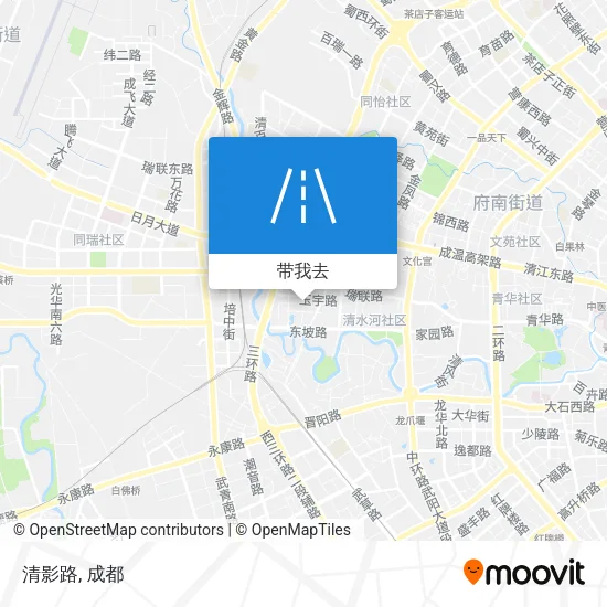 清影路地图