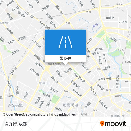 育卉街地图