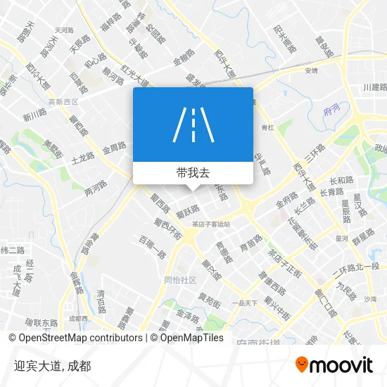迎宾大道地图