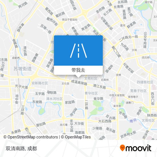双清南路地图