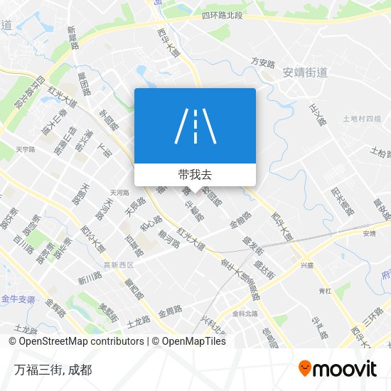 万福三街地图