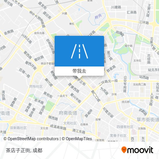 茶店子正街地图