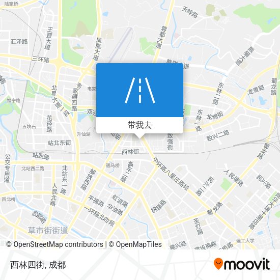 西林四街地图