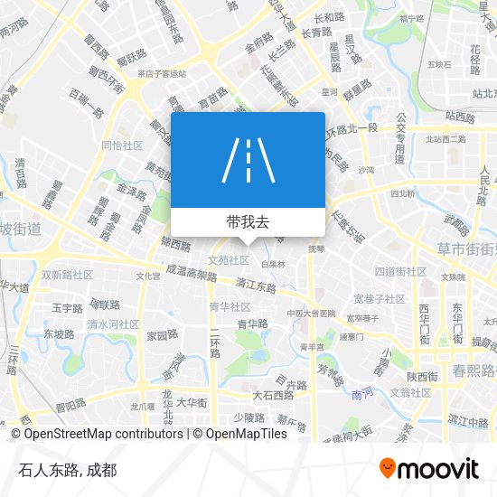 石人东路地图