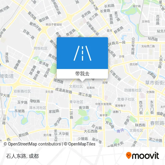 石人东路地图
