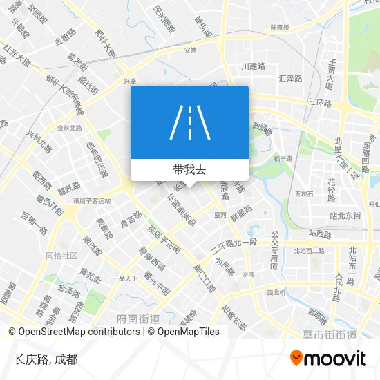 长庆路地图