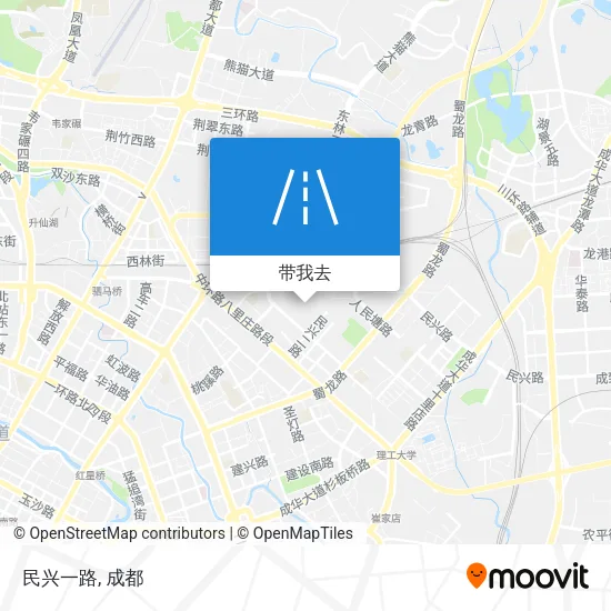 民兴一路地图