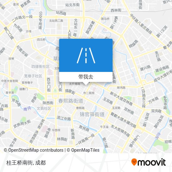 桂王桥南街地图