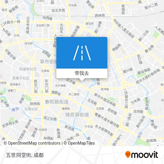 五世同堂街地图