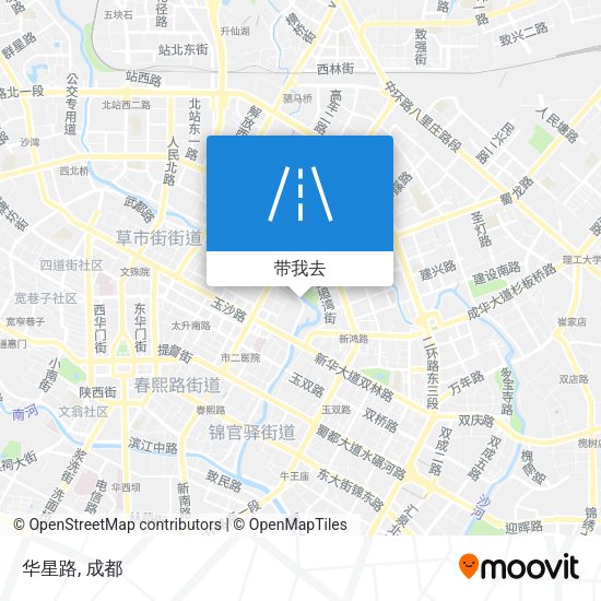 华星路地图