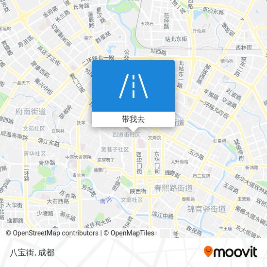 八宝街地图