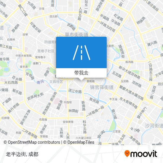 老半边街地图