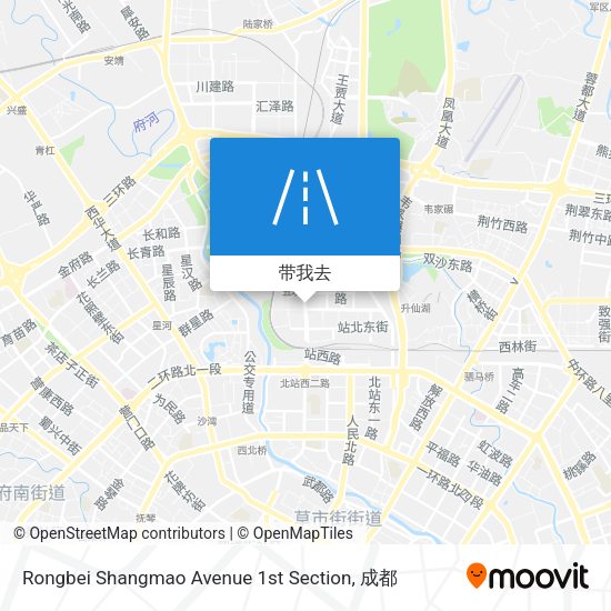 Rongbei Shangmao Avenue 1st Section地图
