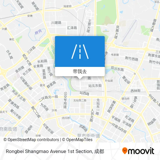 Rongbei Shangmao Avenue 1st Section地图