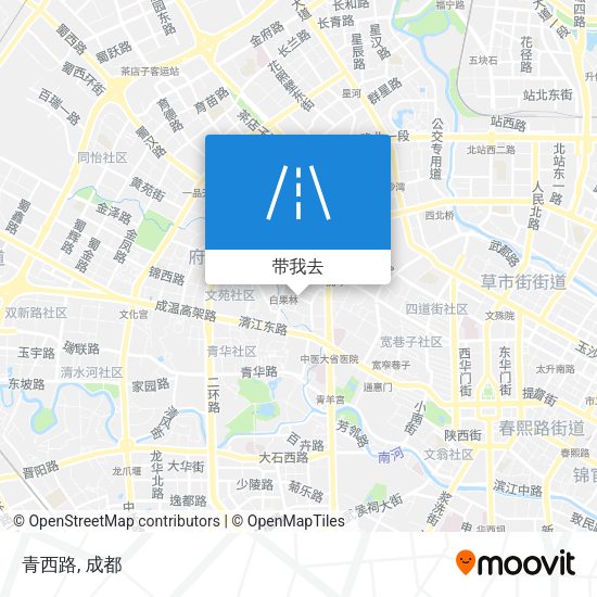 青西路地图