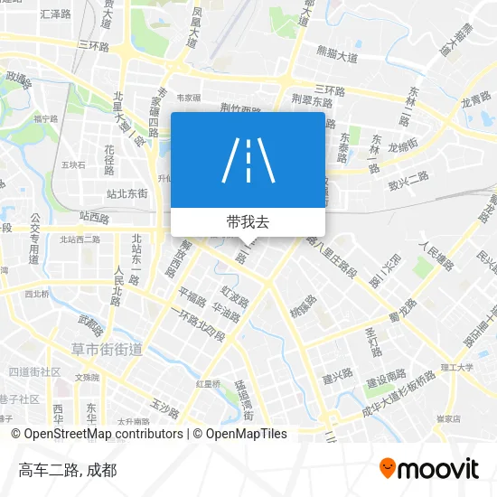 高车二路地图