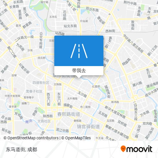 东马道街地图