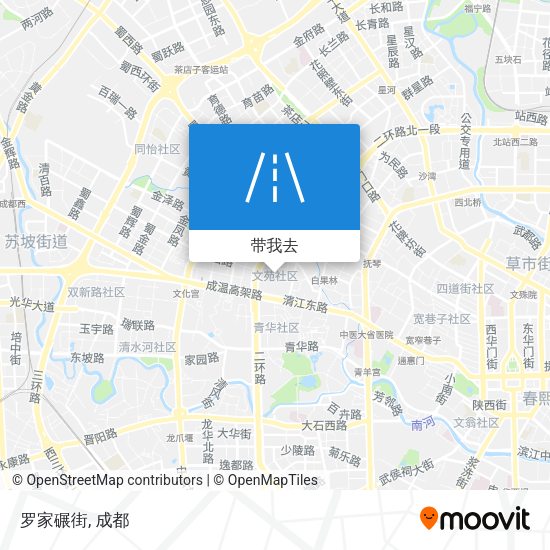 罗家碾街地图