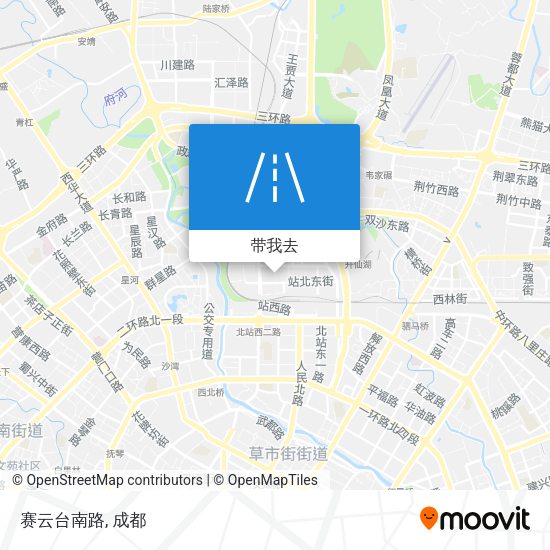赛云台南路地图