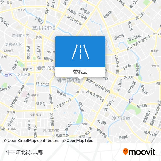 牛王庙北街地图
