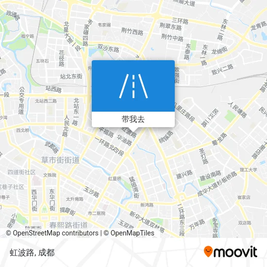 虹波路地图