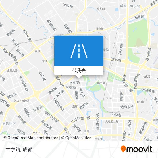 甘泉路地图