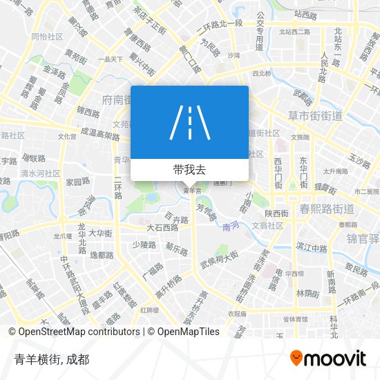 青羊横街地图