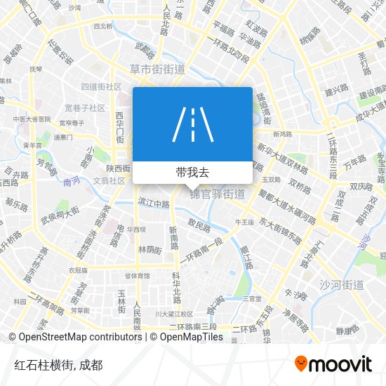 红石柱横街地图