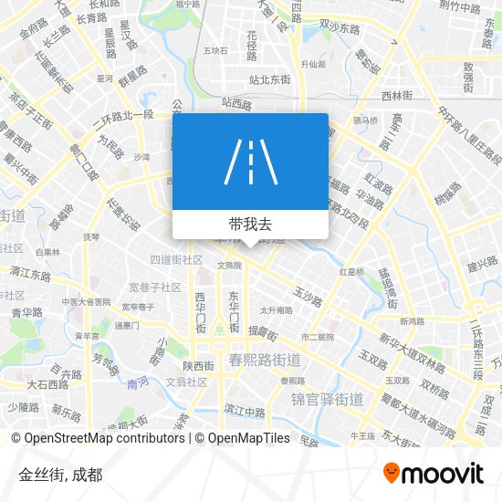 金丝街地图