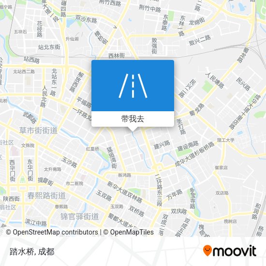 踏水桥地图