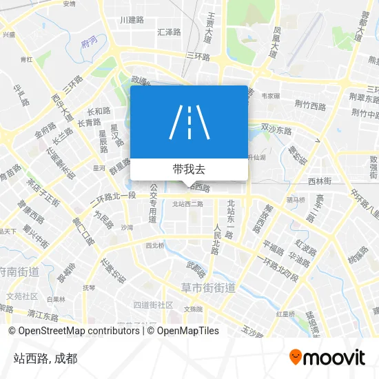站西路地图