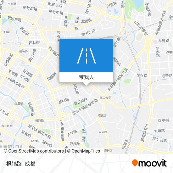 枫锦路地图