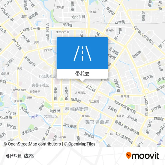 铜丝街地图