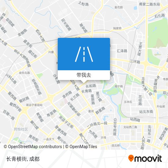 长青横街地图