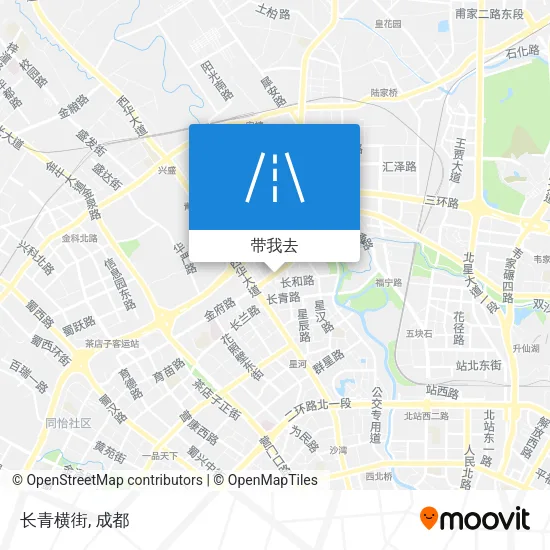 长青横街地图