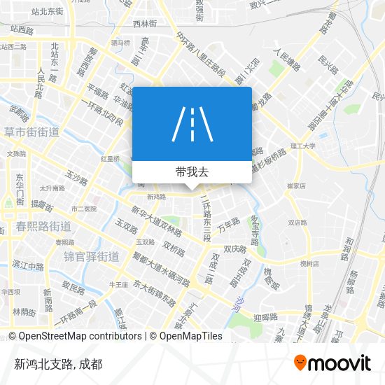 新鸿北支路地图