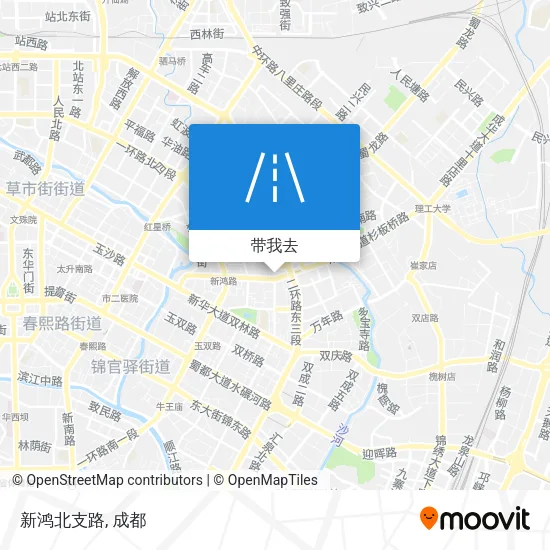 新鸿北支路地图