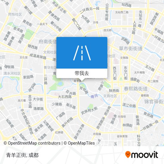 青羊正街地图