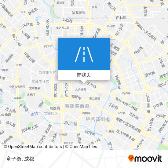 童子街地图