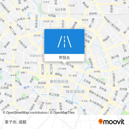 童子街地图