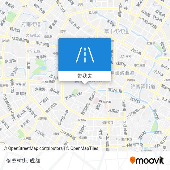 倒桑树街地图