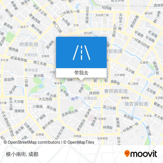 横小南街地图