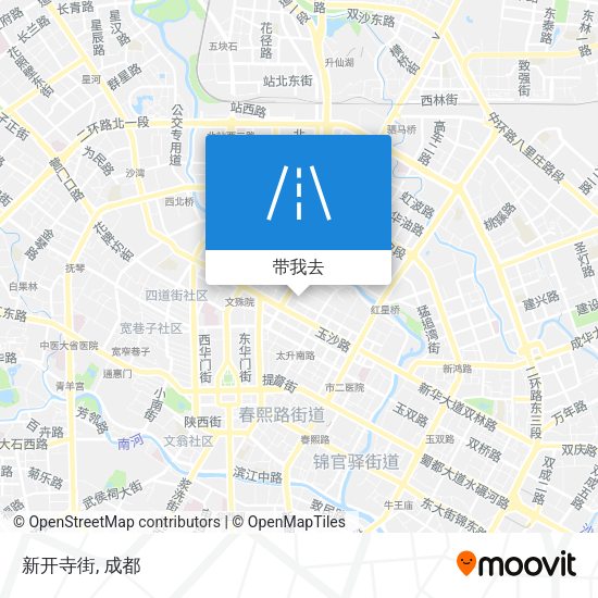 新开寺街地图