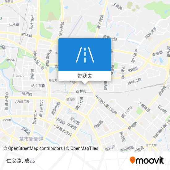 仁义路地图